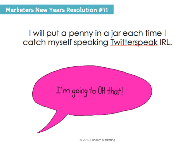 marketers new years resolution 11