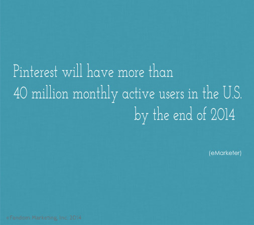 How big is Pinterest? Click for more social media stats.