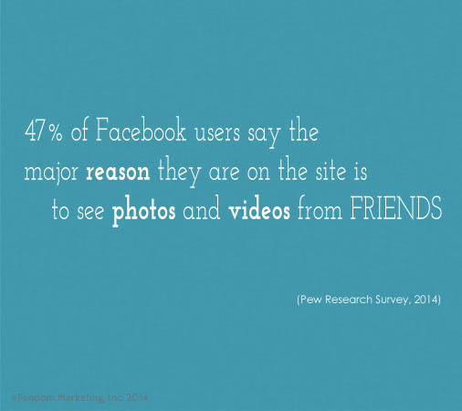 Why do people use Facebook? Click for more social media stats.