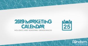 2019 marketing holidays